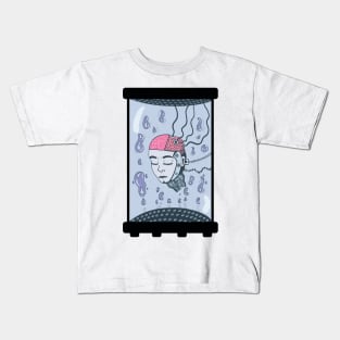 Cyborg Head Kids T-Shirt